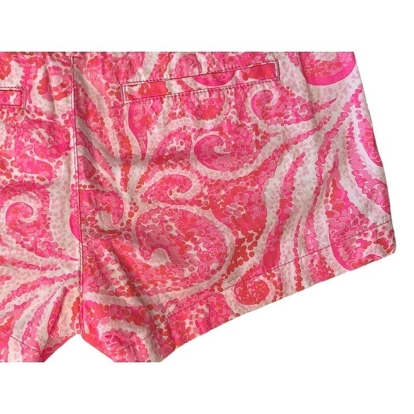 Lilly Pulitzer The Walsh Shorts Pink Swirl Size 0 - Picture 6 of 8